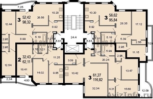 2х комнатная квартира в новостройке ижевска, Щорса 42 - Изображение #3, Объявление #164451