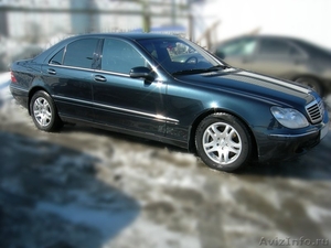 Mercedes-Benz S500 (чёрный,все опции) - Изображение #1, Объявление #601408
